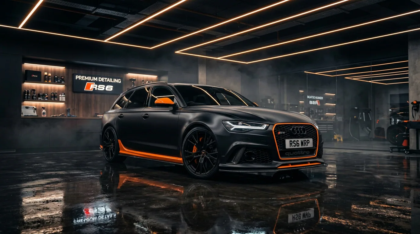 Premium Edelfoliert Audi RS6 Fahrzeugfolierung