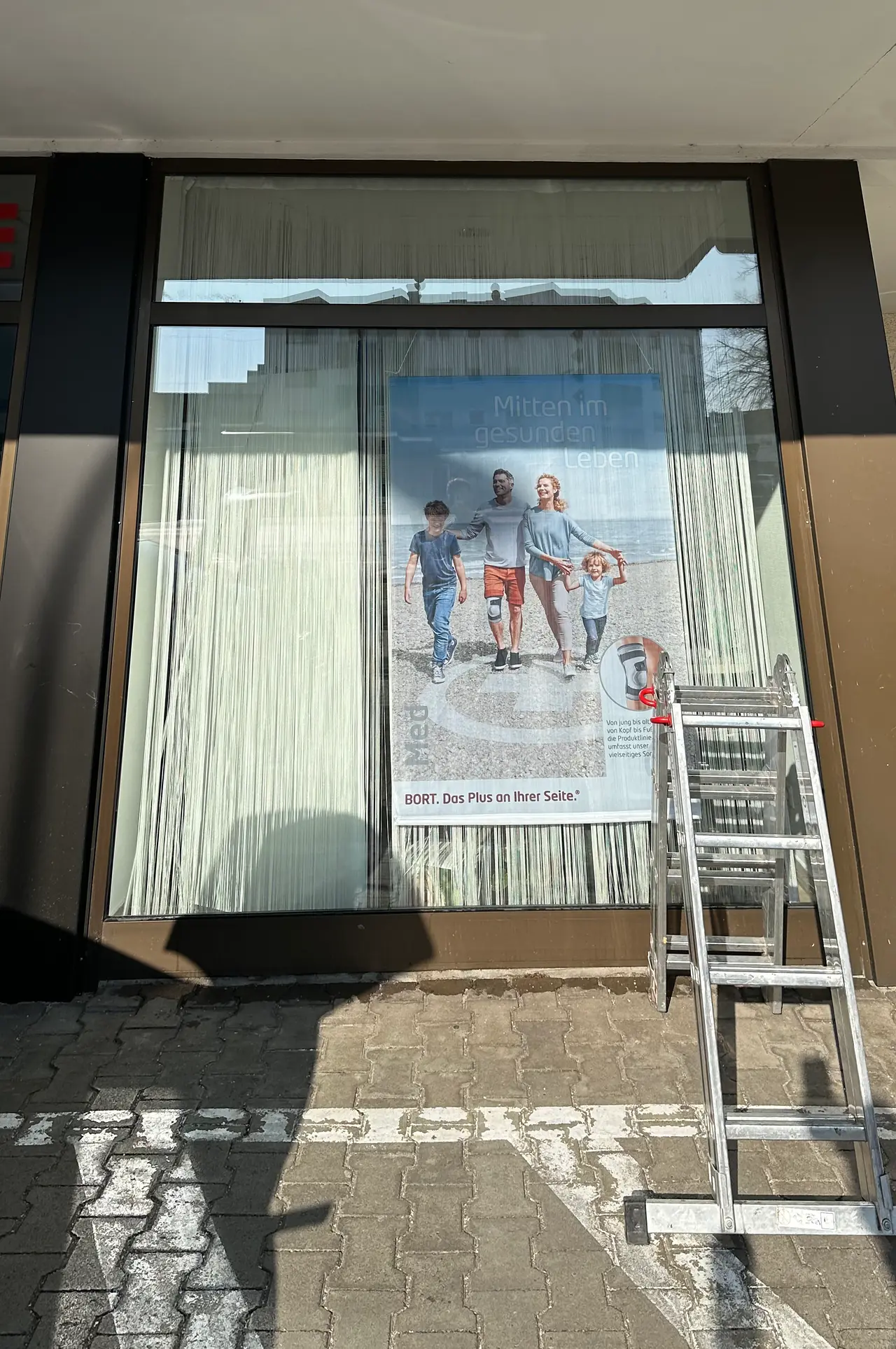 Schaufenster vor der Folierung
